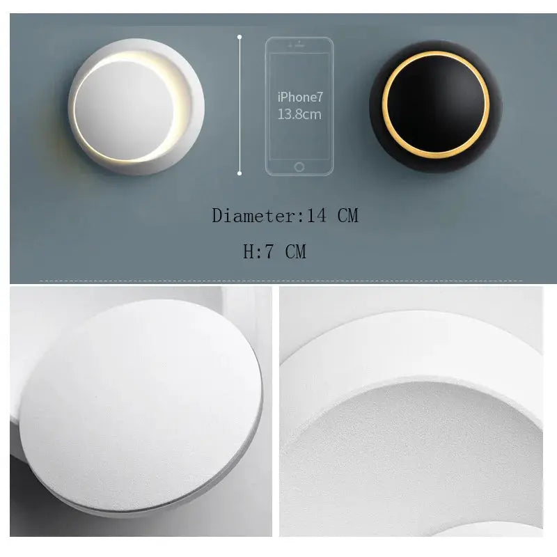 Mila – 350° Rotatable LED Wall Light for Flexible Indoor Lighting Lampasa.com