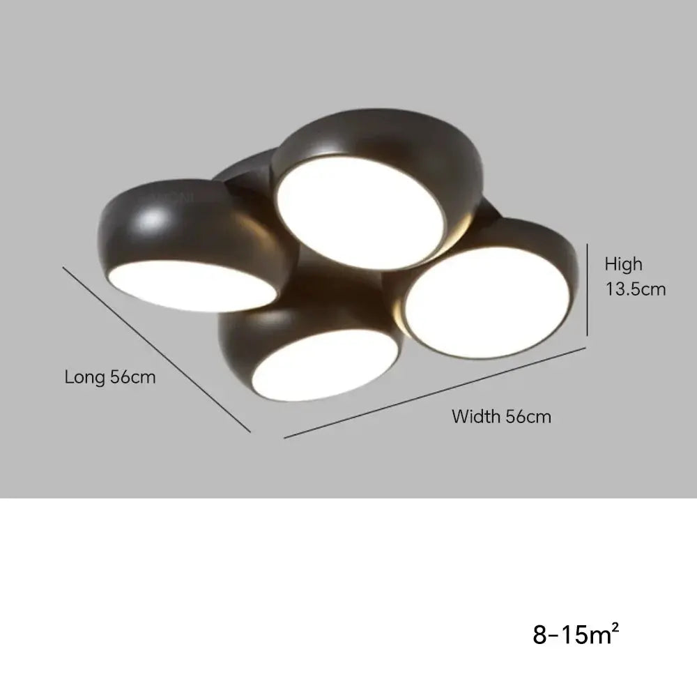 Lykke – Nordic Honeycomb Style LED Ceiling Lamp for Modern, Geometric Lighting Kozyled