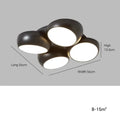 Lykke – Nordic Honeycomb Style LED Ceiling Lamp for Modern, Geometric Lighting Kozyled