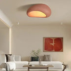 Miki – Japanese Wabi-Sabi LED Ceiling Lamp for Natural, Minimalist Spaces Kozyled