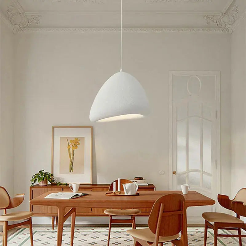 Yuko – Handmade Japanese Wabi-Sabi LED Pendant Light for Natural and Minimalist Interiors Kozyled