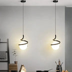 Lunvar – Sophisticated Nordic LED Dimmable Bedside Pendant Lamp Lampasa.com