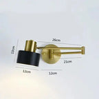 Vigi – Modern Adjustable Long Arm LED Wall Lamp Series for Versatile Lighting Kozyled