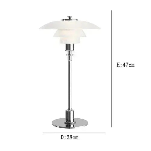 Helga – High-Quality LED Glass Table Lamp for Elegant Lighting Kozyled