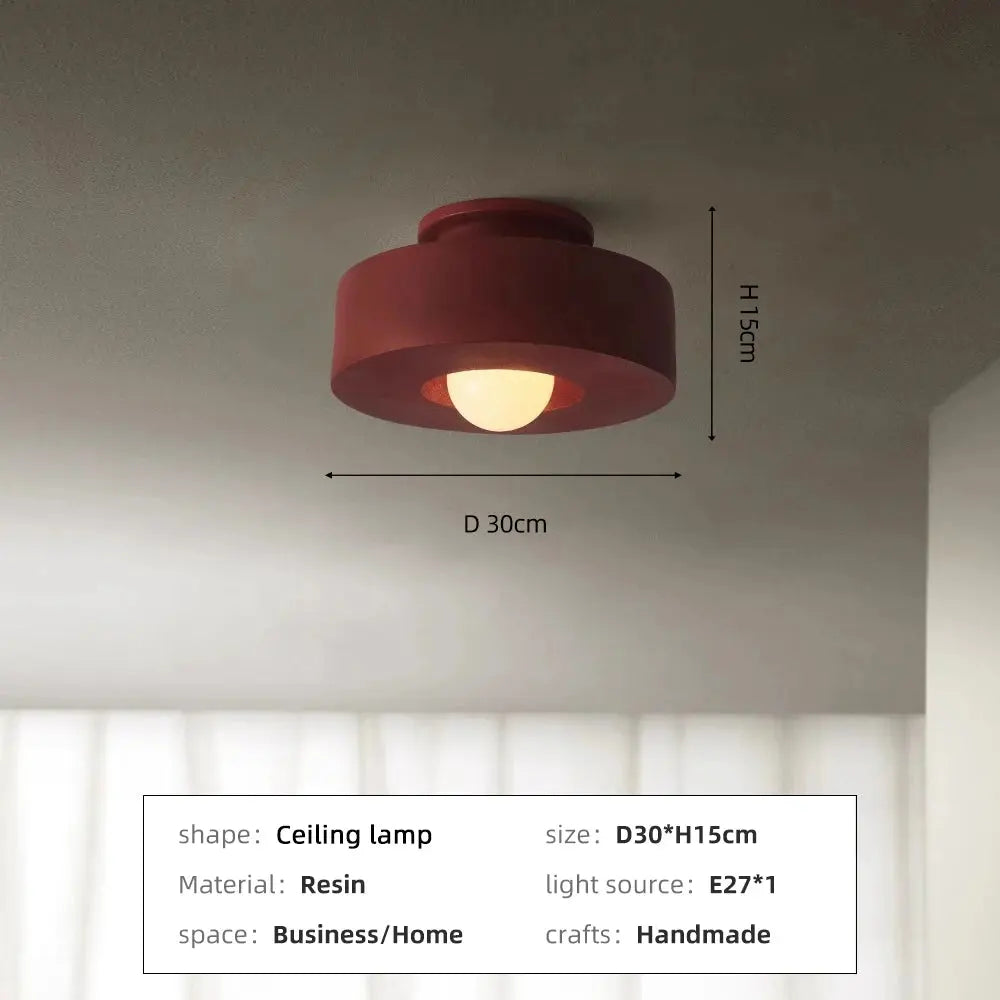 Kaja – Handmade Nordic Minimalist LED Ceiling Lamp for Simple, Elegant Lighting Kozyled