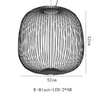 Dagmar – Designer Birdcage Dimmable Pendant Lamp for Unique, Stylish Lighting Kozyled