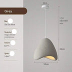 Kaia – Handmade Japandi Wabi-Sabi LED Pendant Light for Serene, Minimalist Interiors Kozyled.com