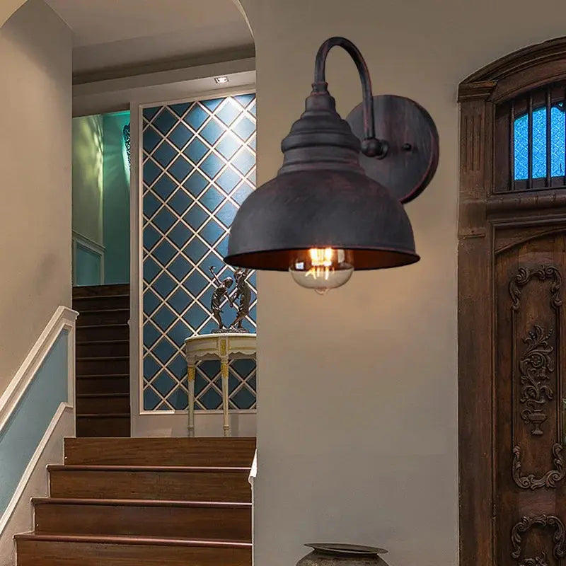 Elinor – Industrial Retro Outdoor IP65 Wall Lamp for Durable Vintage Lighting Kozyled