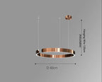 Alberte – Modern Luxury C-Ring Dimmable LED Pendant Lamp Kozyled