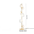 Selma – Luxury Unique Glass Petals LED Floor Lamp Lampasa.com