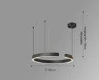 Alberte – Modern Luxury C-Ring Dimmable LED Pendant Lamp Kozyled