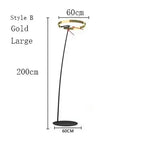 Alberte – Modern Luxury Dimmable LED Ring Floor Lamp Series Lampasa.com