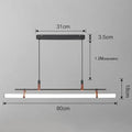 Nilsson – Dimmable Modern LED Pendant Light with Long Tube Design for Dining Tables and Bars Kozyled.com