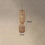 Kira – Vintage-Style Wicker LED Pendant Light for Classic, Cozy Spaces Kozyled