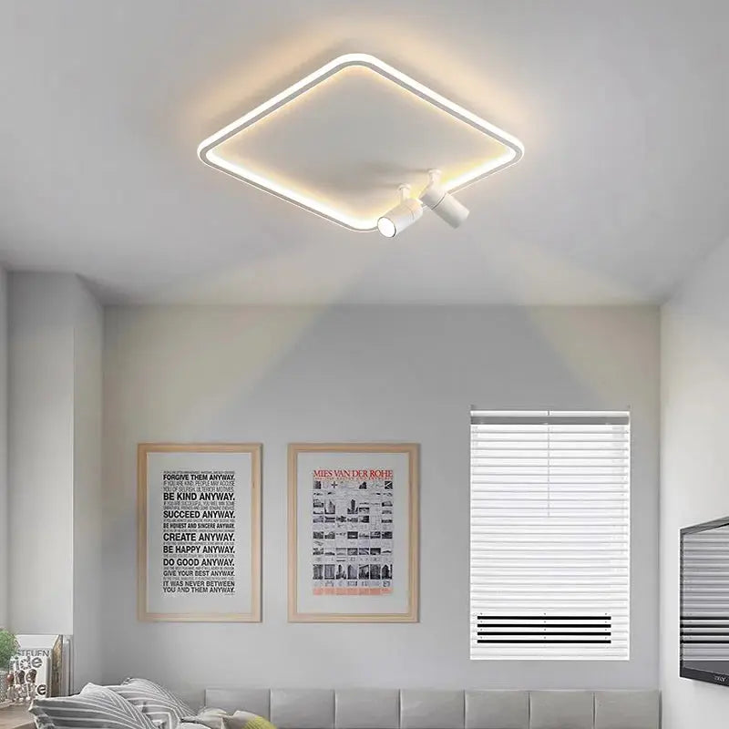 Alva – Modern Dimmable LED Ceiling Lamp with Adjustable Spotlights for Versatile Lighting Kozyled