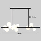 Alvin – Modern LED Pendant Light with Metal and Glass Design for Dining Tables and Bars Kozyled.com