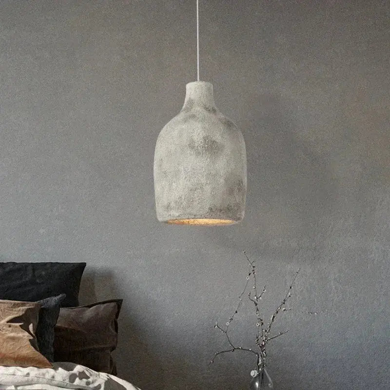 Satoko – Handmade Japanese Wabi-Sabi LED Pendant Light for Calm and Minimalist Interiors Kozyled