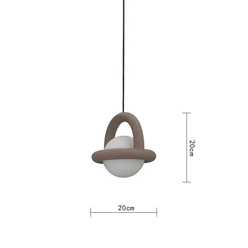 Henry – Modern LED Pendant Light with Acrylic Ball Design Lampasa.com