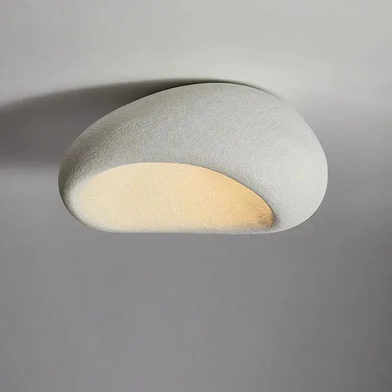 Miki – Japanese Wabi-Sabi LED Ceiling Lamp for Natural, Minimalist Spaces Kozyled