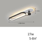 Jensen – Modern LED Ceiling Lamp with Adjustable Spotlights for Focused Lighting Kozyled