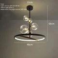 Aleksander – Nordic Artistic LED Pendant Light with Glass Ball Design Kozyled.com