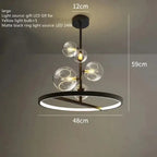 Aleksander – Nordic Artistic LED Pendant Light with Glass Ball Design Kozyled.com
