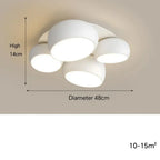 Lykke – Nordic Honeycomb Style LED Ceiling Lamp for Modern, Geometric Lighting Kozyled