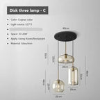 Mirla – Modern Glass LED Pendant Lamp for Sleek, Contemporary Lighting Kozyled
