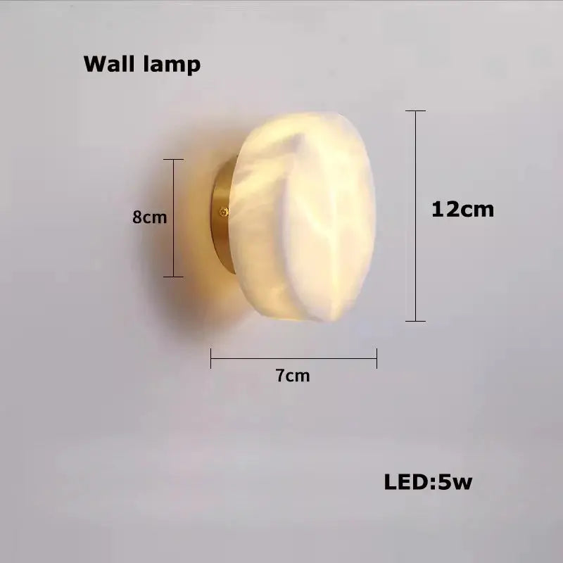 Aron – Modern Dimmable LED Pendant Light with Elegant Marble Lampasa.com