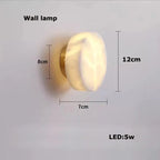 Aron – Modern Dimmable LED Pendant Light with Elegant Marble Lampasa.com