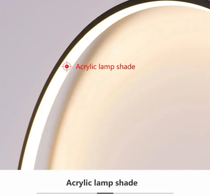 Luna – Modern Minimalist Dimmable LED Ring Wall Lamp for Sleek, Ambient Lighting Kozyled
