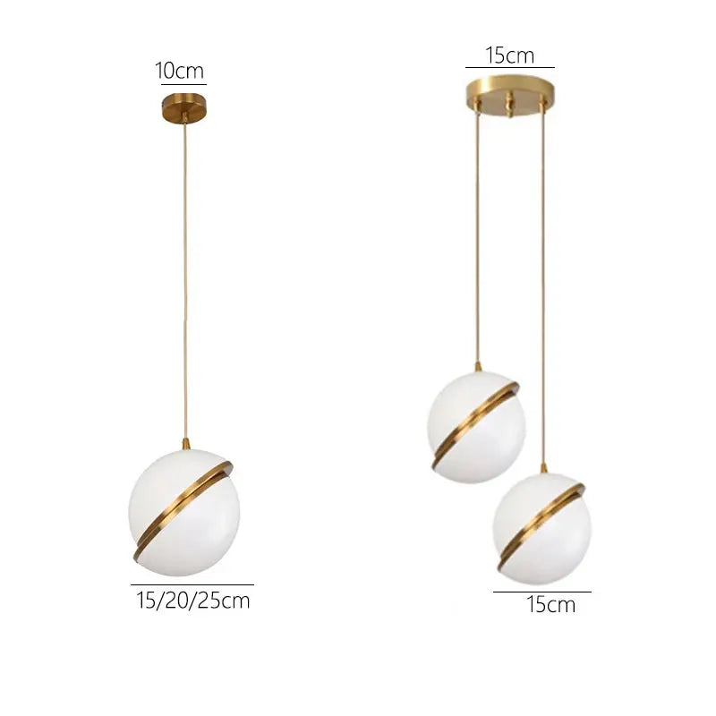 Neris – Modern Scandinavian Acrylic LED Pendant Lamp Lampasa.com