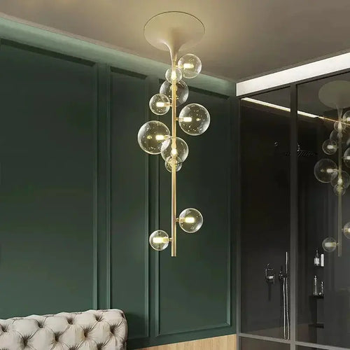 Alfred – Modern Minimalist LED Pendant Light with Glass Ball Design for Ceilings Kozyled.com