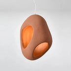 Mitsu – Handmade Japanese Wabi-Sabi Style LED Pendant Light for Natural Minimalist Interiors Kozyled