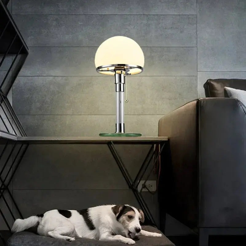 Rakel – Nordic Glass Ball LED Table Lamp for Elegant, Modern Decor Kozyled