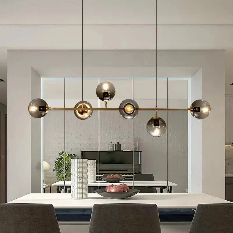 Iida – Scandinavian Glass LED Pendant Lamp for Clean, Elegant Lighting Kozyled