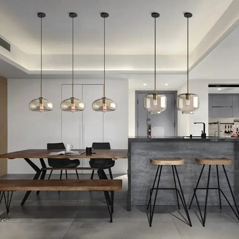 Mirla – Modern Glass LED Pendant Lamp for Sleek, Contemporary Lighting Kozyled