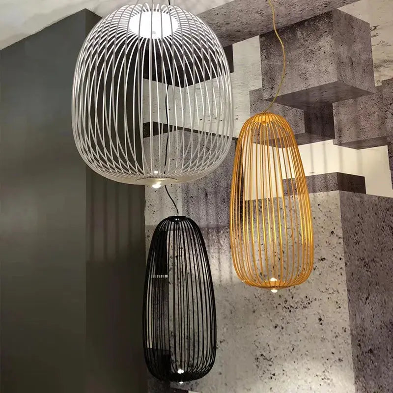 Dagmar – Designer Birdcage Dimmable Pendant Lamp for Unique, Stylish Lighting Kozyled
