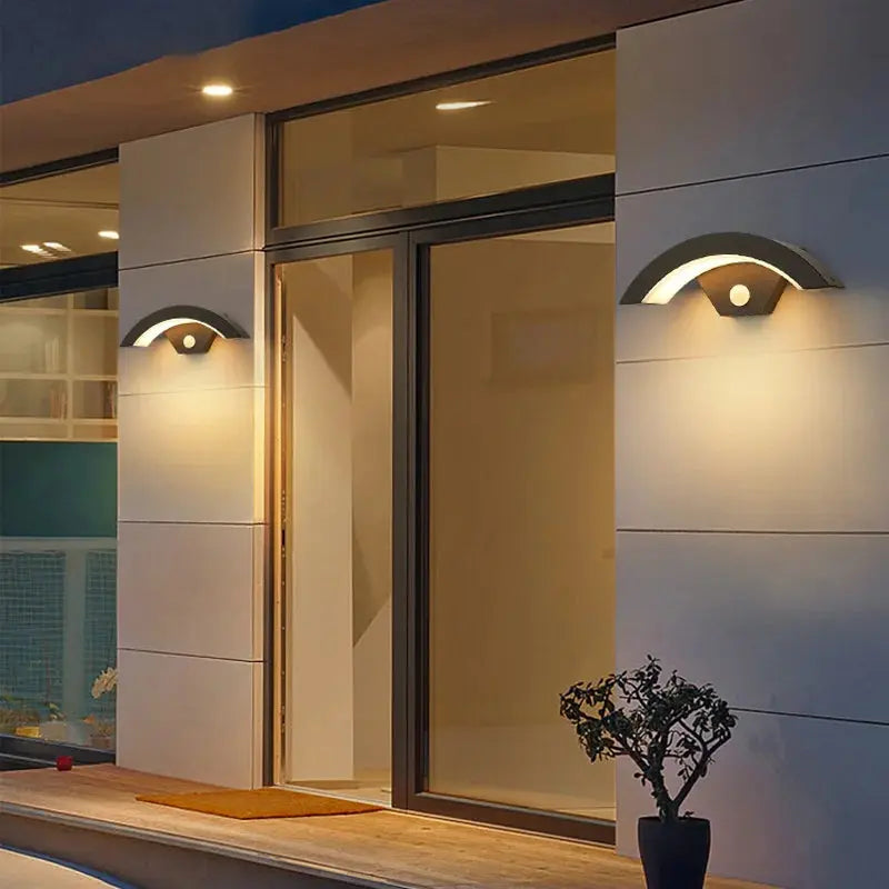 Annalise – Modern Waterproof IP65 Outdoor Motion Sensor LED Wall Lamp for Secure Lighting Kozyled