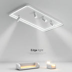 Sigrid – Nordic Minimalist LED Ceiling Lamp with Adjustable Spotlight for Modern Spaces Kozyled