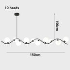 Isak – Dimmable LED Pendant Light with Milky Glass Shade for Dining Tables and Bars Kozyled.com