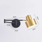 Vigi – Modern Adjustable Long Arm LED Wall Lamp Series for Versatile Lighting Kozyled