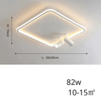 Alva – Modern Dimmable LED Ceiling Lamp with Adjustable Spotlights for Versatile Lighting Kozyled