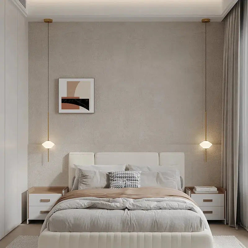 Hedvig – Modern White Glass LED Pendant Lamp Lampasa.com