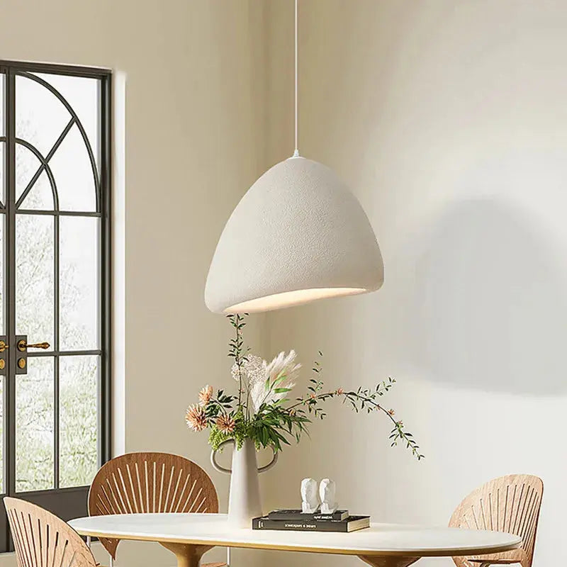 Yuko – Handmade Japanese Wabi-Sabi LED Pendant Light for Natural and Minimalist Interiors Kozyled