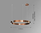 Alberte – Modern Luxury C-Ring Dimmable LED Pendant Lamp Kozyled
