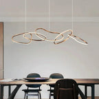 Edda – Creative Circular Dimmable LED Pendant Light for Dining Tables and Bars Kozyled.com