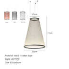 Elsa – Elegant Spanish Art Tassel LED Lamp for Sophisticated Decor Kozyled