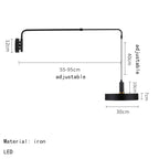Filip – Modern Adjustable Long Arm LED Wall Lamp for Flexible Lighting Kozyled