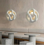 Misaki – Unique Handmade Japanese Wabi-Sabi LED Pendant Light for Tranquil, Minimalist Interiors Kozyled
